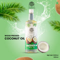 HEBBAIL Coconut Wooden Pressed Oil – 500ML | 100% Pure, Cold-Pressed & Unrefined
