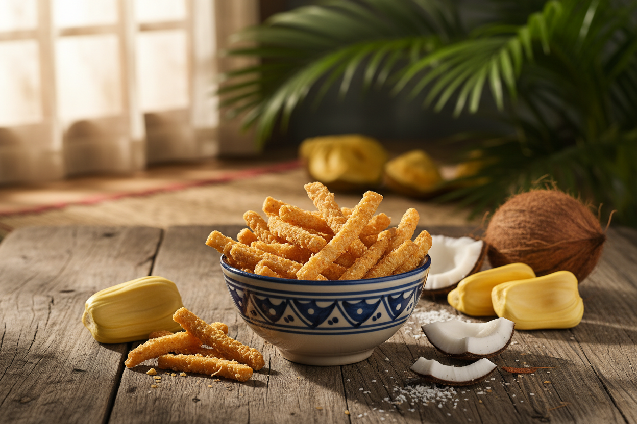 Raw Jackfruit Salted Chips - Coconut Oil Fried from Udupi