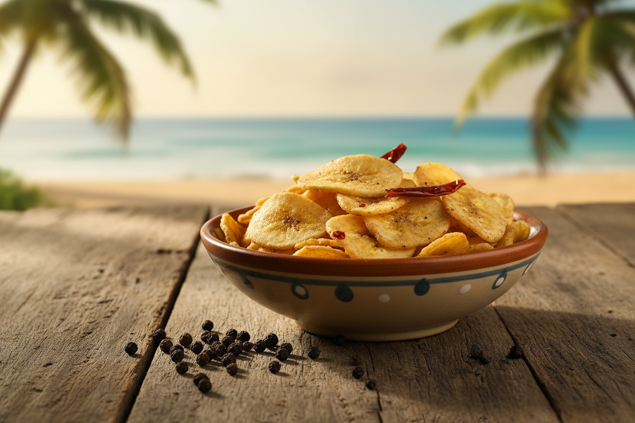 Pepper Banana Chips - Sunflower Oil Fried from Mangalore
