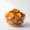 Sweet Potato Chips in glass bowl